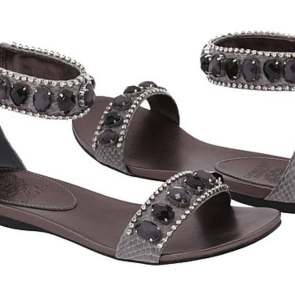 Vince Camuto Shoes - Vince Camuto Karmo Snake Rhinestone Gladiator Sandals Size 8 - MAKE OFFER